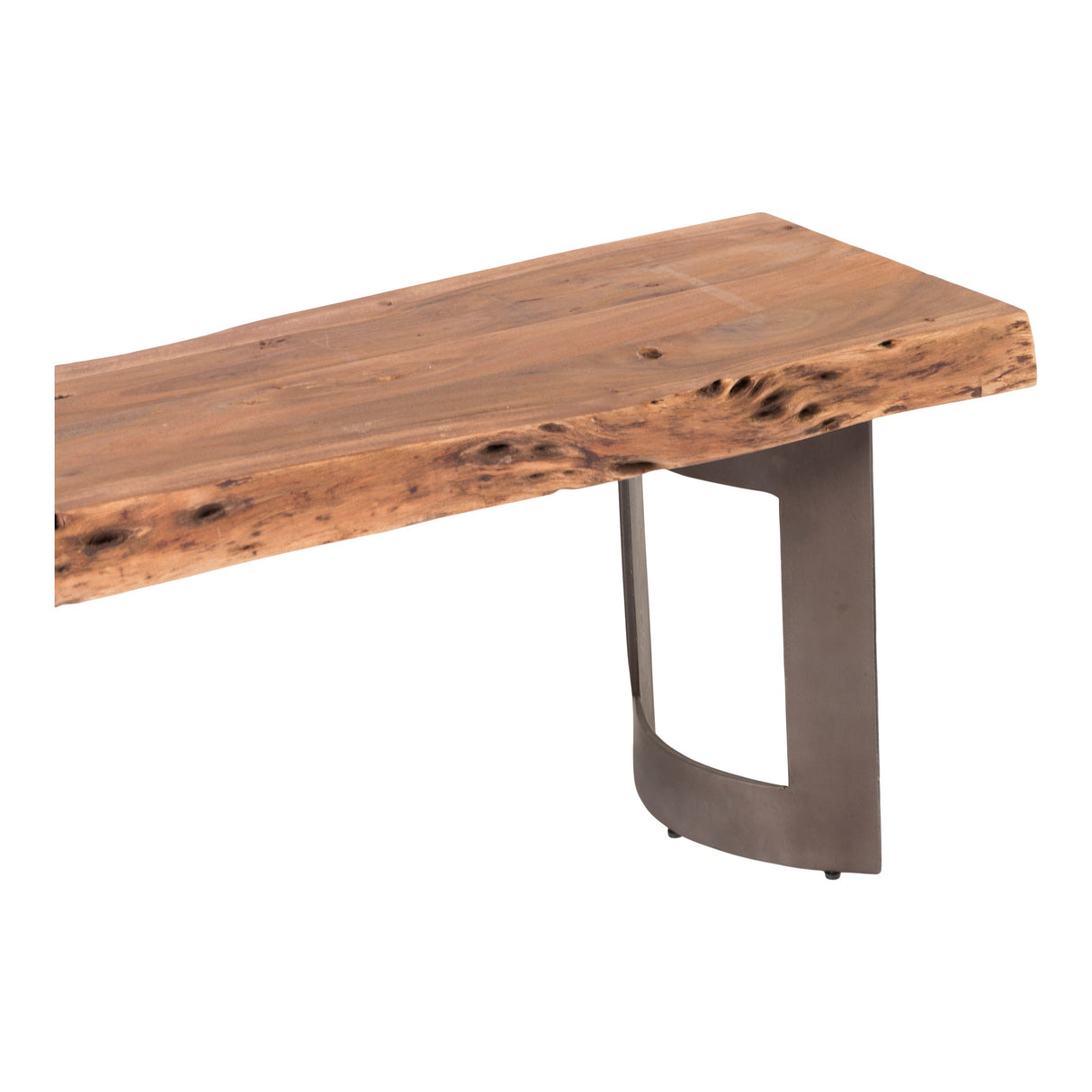 Bent Brown Small Bench by MOES at Eve Furniture