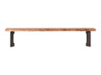 Bent Brown Small Bench by Moe's Home at Eve Furniture