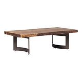 Bent Coffee Table - Brown by Moe's Home at Eve Furniture