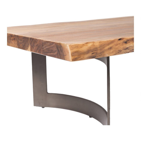 Bent Coffee Table - Brown by Moe's Home at Eve Furniture