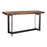 Bent Console Table - Brown by Moe's Home at Eve Furniture