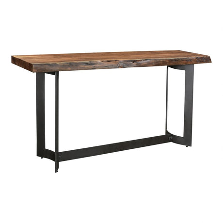 Bent Console Table - Brown by Moe's Home at Eve Furniture