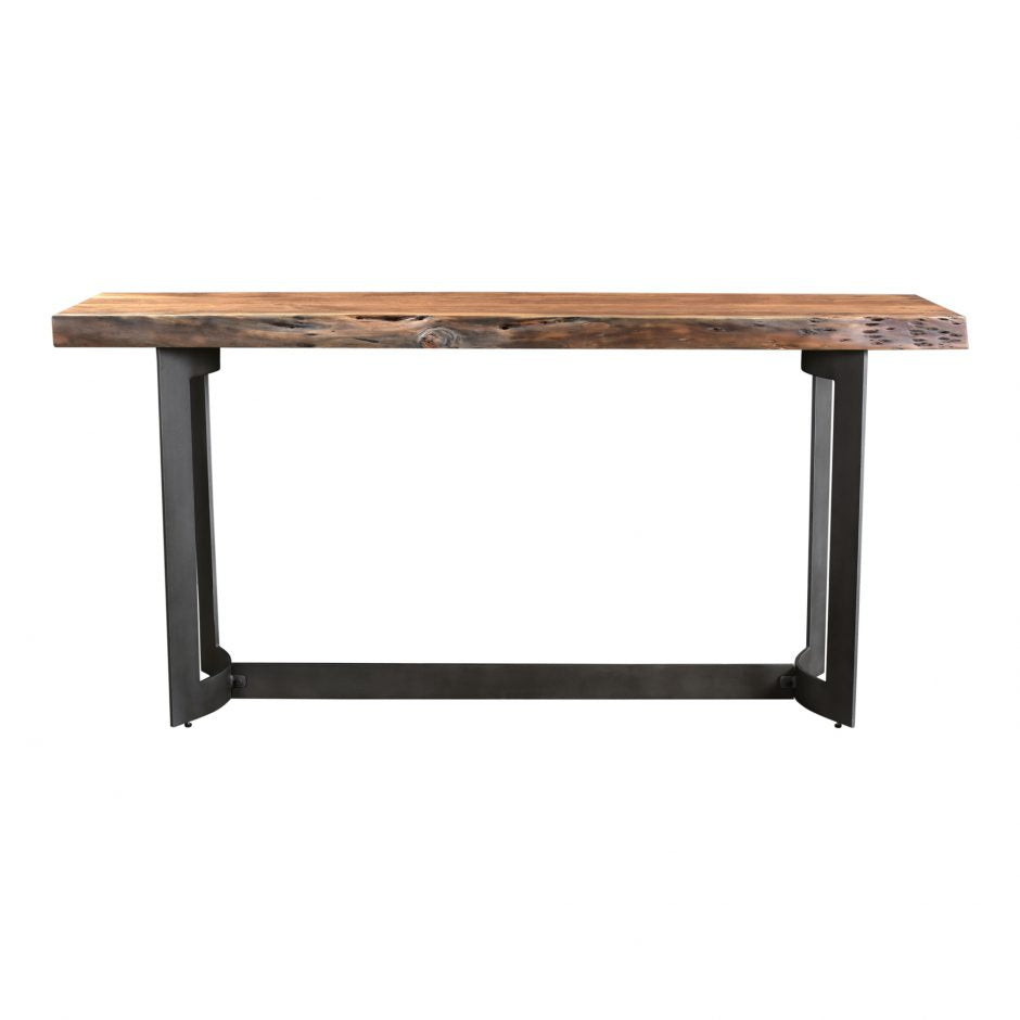 Bent Console Table - Brown by Moe's Home at Eve Furniture