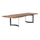 Bent Dining Table - Brown by Moe's Home at Eve Furniture