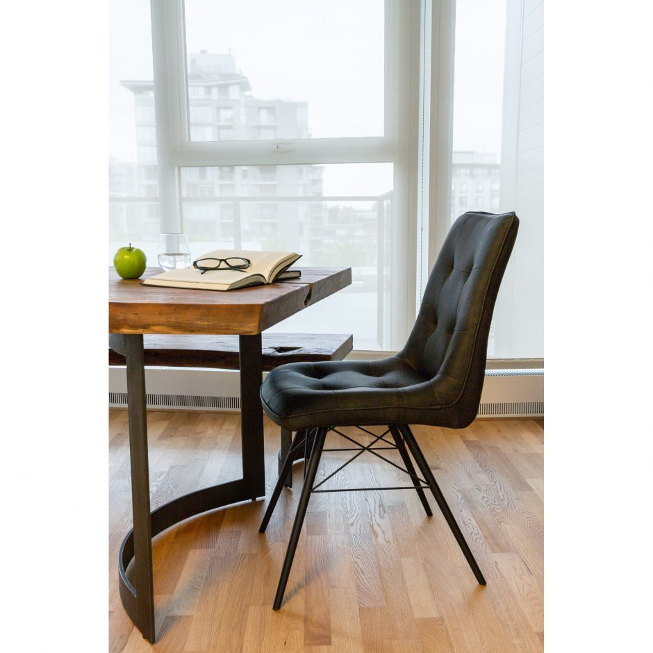 Bent Dining Table - Brown by Moe's Home at Eve Furniture