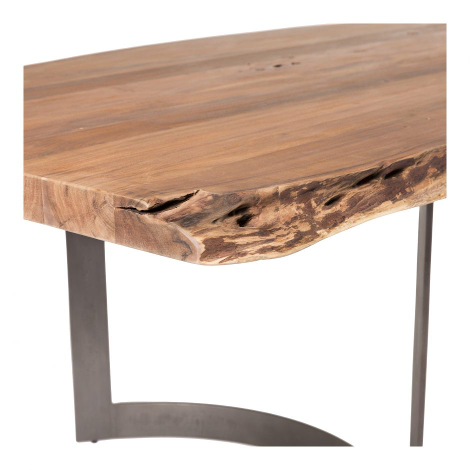 Bent Dining Table - Brown by Moe's Home at Eve Furniture