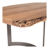 Bent Dining Table - Brown by Moe's Home at Eve Furniture