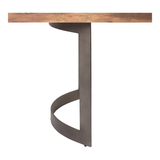 Bent Dining Table - Brown by Moe's Home at Eve Furniture