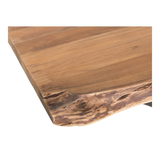 Bent Dining Table - Brown by Moe's Home at Eve Furniture