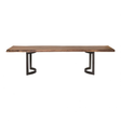 Bent Dining Table - Brown by Moe's Home at Eve Furniture