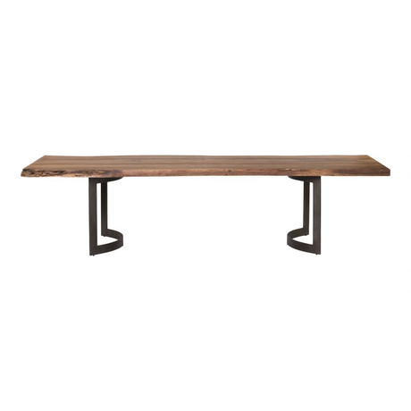 Bent Dining Table - Brown by Moe's Home at Eve Furniture