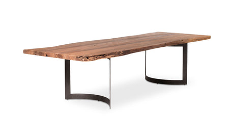 Bent Dining Table Extra Small Brown by Moe's Home at Eve Furniture