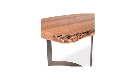 Bent Dining Table Extra Small Brown by Moe's Home at Eve Furniture