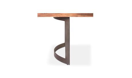 Bent Dining Table Extra Small Brown by Moe's Home at Eve Furniture