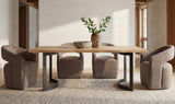 Bent Dining Table Extra Small Oak by Moe's Home at Eve Furniture
