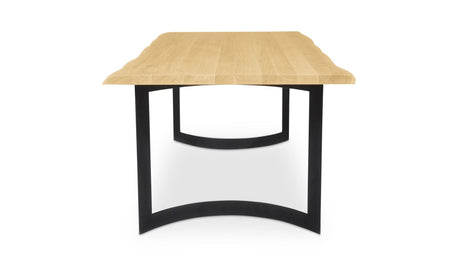 Bent Dining Table Extra Small Oak by Moe's Home at Eve Furniture