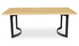 Bent Dining Table Extra Small Oak by Moe's Home at Eve Furniture