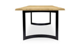 Bent Dining Table Small Oak by Moe's Home at Eve Furniture
