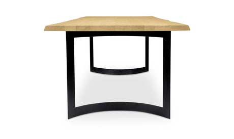 Bent Dining Table Small Oak by Moe's Home at Eve Furniture