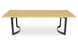 Bent Dining Table Small Oak by Moe's Home at Eve Furniture