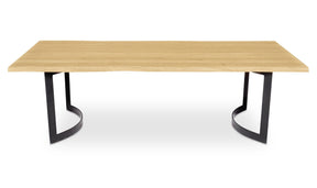 Bent Dining Table Small Oak by Moe's Home at Eve Furniture