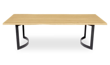 Bent Dining Table Small Oak by Moe's Home at Eve Furniture