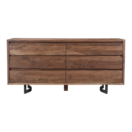 Bent Dresser - Brown by Moe's Home at Eve Furniture