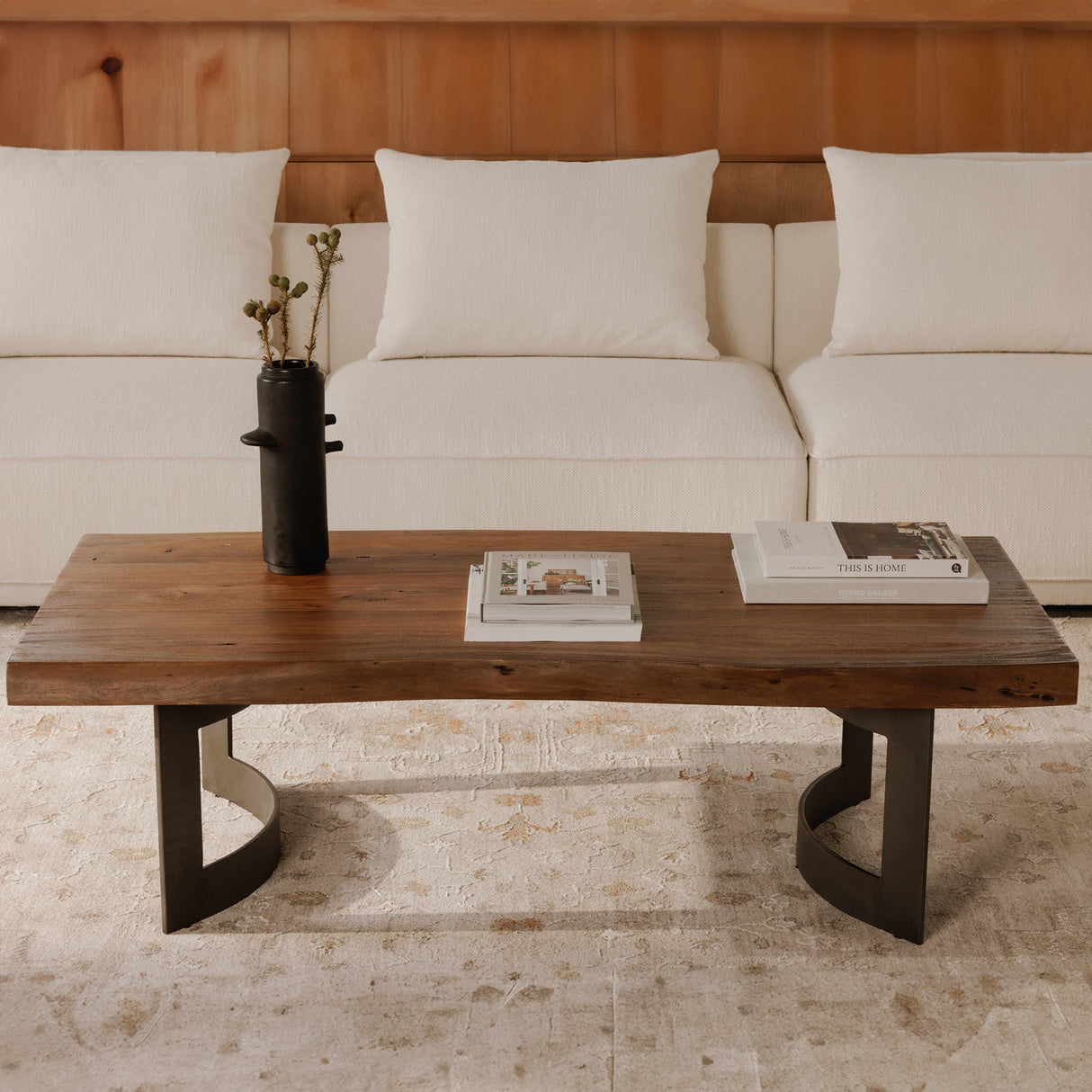 Bent Natural Coffee Table by MOES at Eve Furniture