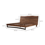 Bent Natural King Bed by Moe's Home at Eve Furniture