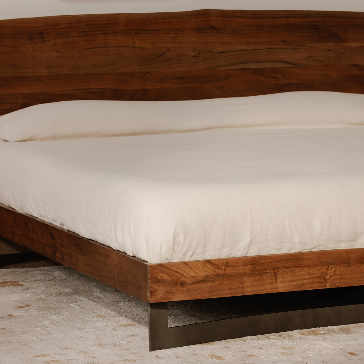 Bent Natural King Bed by Moe's Home at Eve Furniture