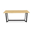 Bent Natural Oak Counter Table by MOES at Eve Furniture
