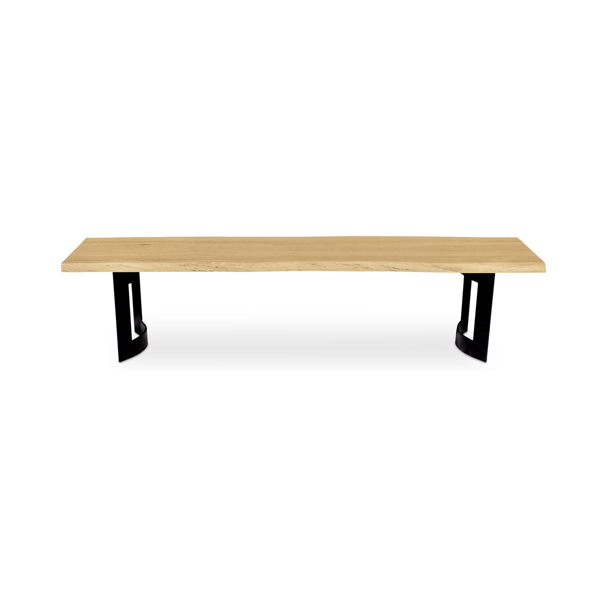 Bent Natural Oak Extra Small Bench by Moe's Home at Eve Furniture