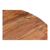 Bent Natural Round Dining Table by Moe's Home at Eve Furniture