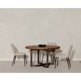 Bent Natural Round Dining Table by Moe's Home at Eve Furniture