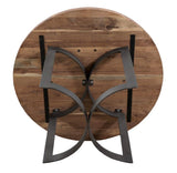 Bent Round Dining Table 54"- Brown by Moe's Home at Eve Furniture