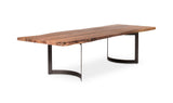Bent Small Dining Table Brown by Moe's Home at Eve Furniture