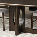 Bentley Brown Rectangle Dining Table by Crestview at Eve Furniture