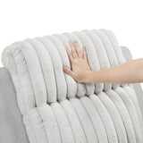 Benton Light Gray 2-Piece Double Reclining Set by Homelegance at Eve Furniture