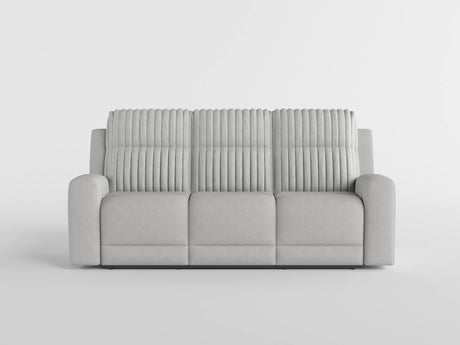 Benton Light Gray 2-Piece Double Reclining Set by Homelegance at Eve Furniture