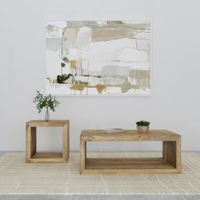 Benton Natural 2-Piece Solid Mango Coffee and End Table Set by Coaster at Eve Furniture