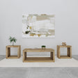 Benton Natural 3-Piece Solid Mango Coffee and End Table Set by Coaster at Eve Furniture