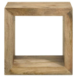 Benton Natural Rectangular Solid Wood End Table by Coaster at Eve Furniture