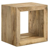 Benton Natural Rectangular Solid Wood End Table by Coaster at Eve Furniture