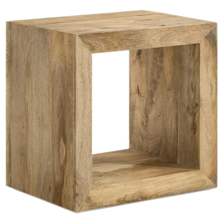 Benton Natural Rectangular Solid Wood End Table by Coaster at Eve Furniture