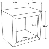 Benton Natural Rectangular Solid Wood End Table by Coaster at Eve Furniture