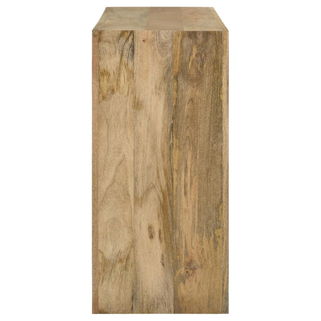 Benton Natural Rectangular Solid Wood Sofa Table by Coaster at Eve Furniture