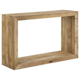 Benton Natural Rectangular Solid Wood Sofa Table by Coaster at Eve Furniture