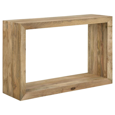 Benton Natural Rectangular Solid Wood Sofa Table by Coaster at Eve Furniture