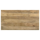 Benton Rectangular Solid Wood Coffee Table Natural by Coaster at Eve Furniture
