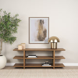 Benton White-Washed Wood w/ Brass Handle Decorative Box Set by Mercana at Eve Furniture